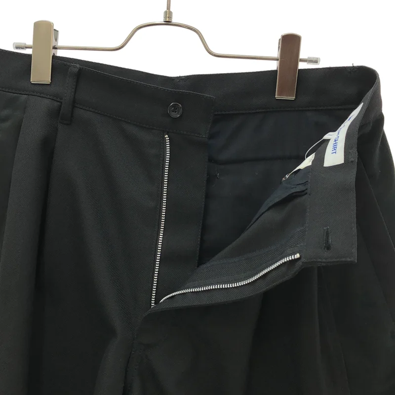 COMME des GARCONS SHIRT / コムデギャルソンシャツ | 2024AW | サテン切替 タックショーツ | M | メンズ