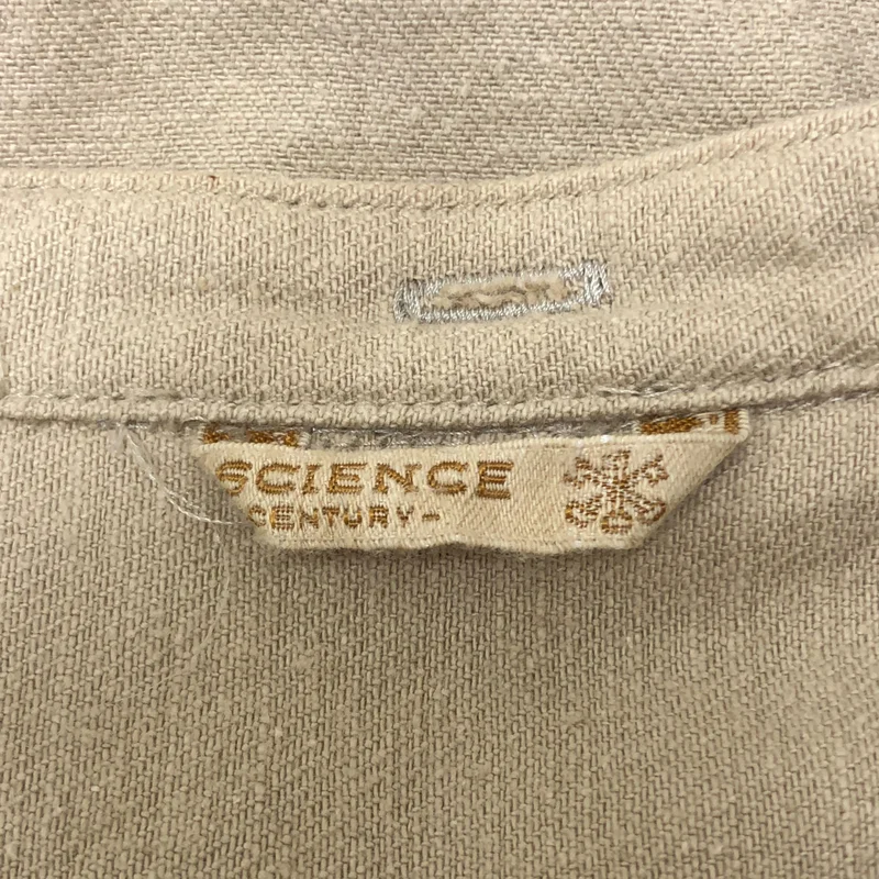 ARTS&SCIENCE / アーツアンドサイエンス | コットン ビッグポケット バンドカラーシャツ | 3 | メンズ