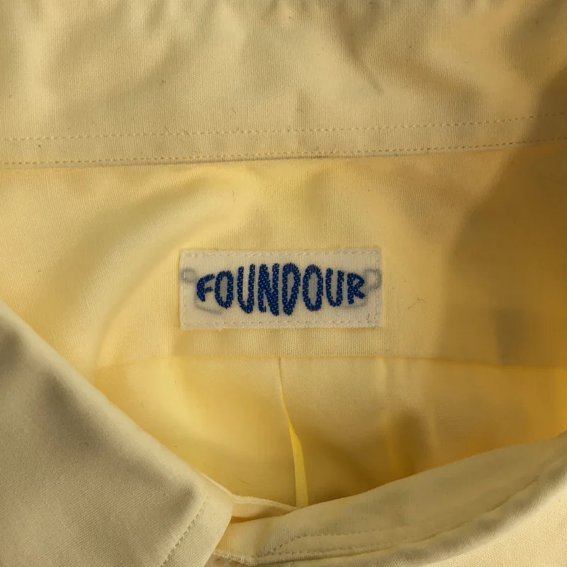 FOUNDOUR / ファウンダ | 2026SS | COTTON BROAD REGULAR COLLAR / コットンブロード レギュラーカラーシャツ | 1 | メンズ