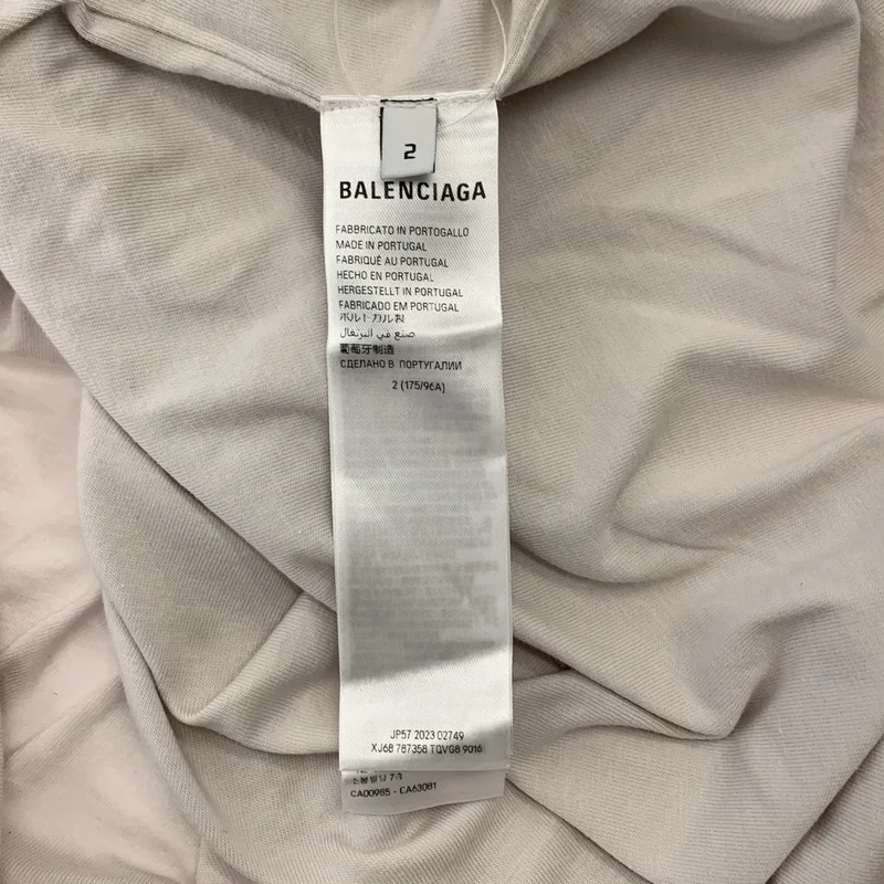 BALENCIAGA / バレンシアガ | 2024SS | BFRND Series Inside-Out T-Shirt インサイドアウトミュージックプリントTシャツ | 2 | メンズ