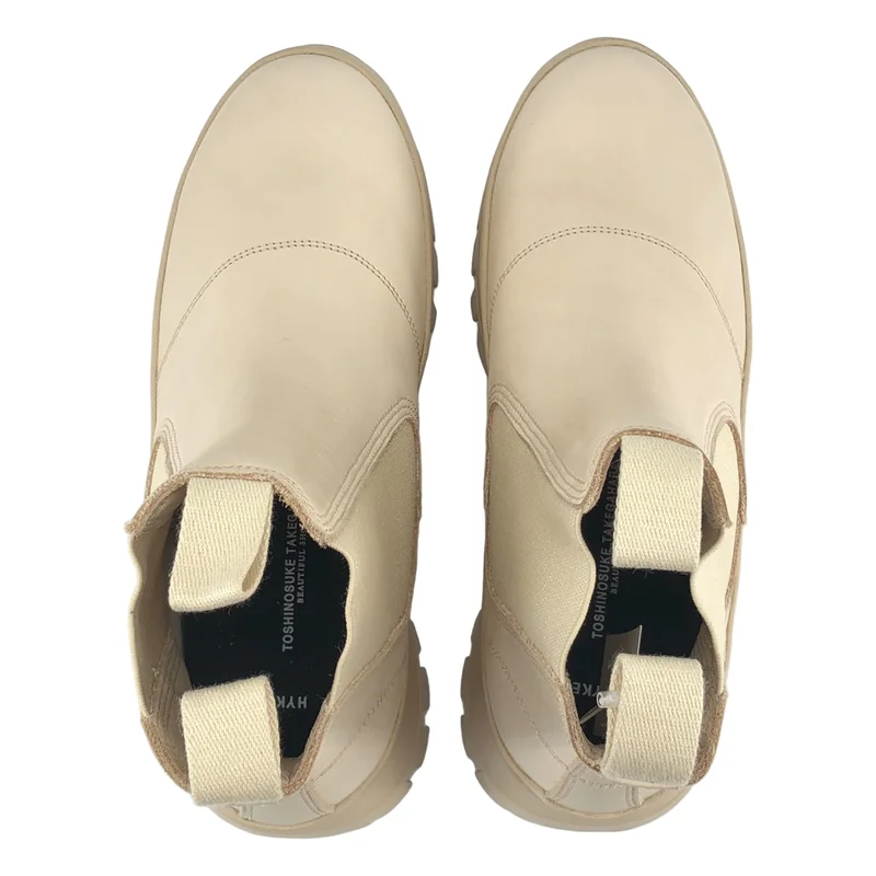 HYKE / ハイク | × BEAUTIFUL SHOES / SIDE GORE BOOTS / レザー サイドゴアブーツ | 23 | レディース