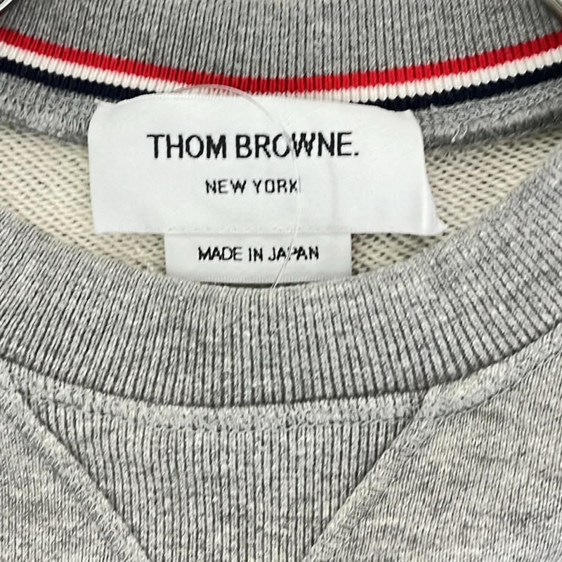 THOM BROWNE / トムブラウン | クラシック ループバック 4-BAR スウェットシャツ | 1 | メンズ