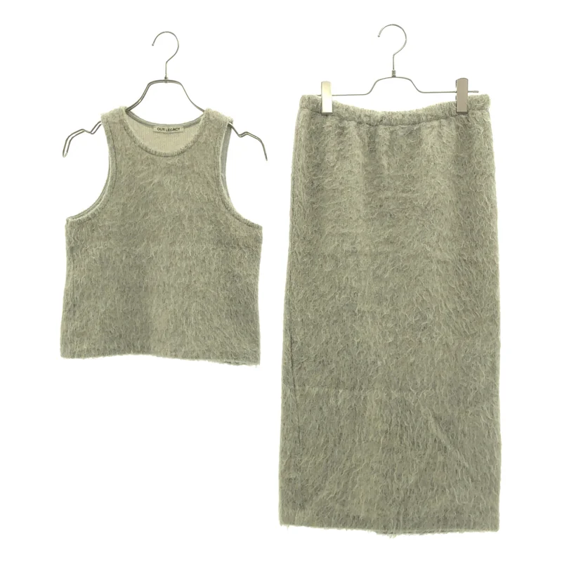 OUR LEGACY / アワーレガシー | セットアップ / WAVE TANK / TUBE SKIRT アルパカシャギー タンクトップ イージースカート | 34 | レディース