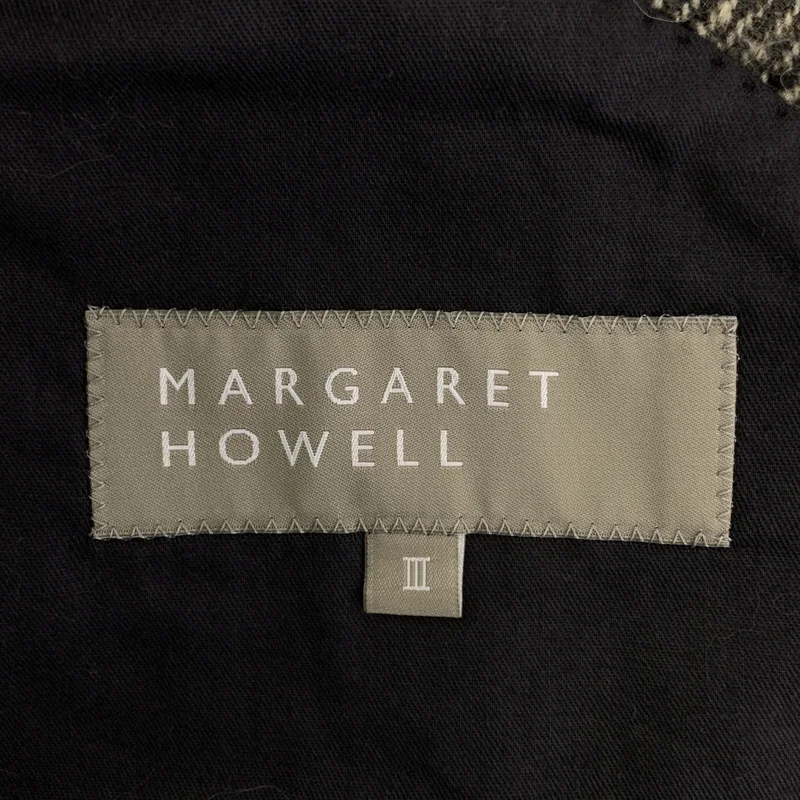 MARGARET HOWELL / マーガレットハウエル | ウール 2B テーラードジャケット / 総裏地 | 3 | レディース
