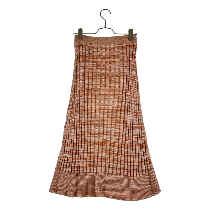 JIL SANDER NAVY / ジルサンダーネイビー | コットン ニット リブ タイトスカート | S | レディース