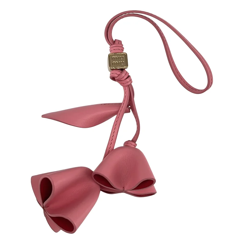 miu miu / ミュウミュウ | レザー フラワーチャーム レザートリック |