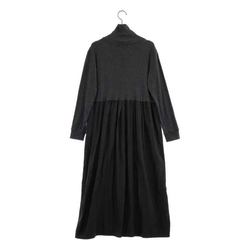 mizuiroind / ミズイロインド | ニット切替 ロングワンピース |