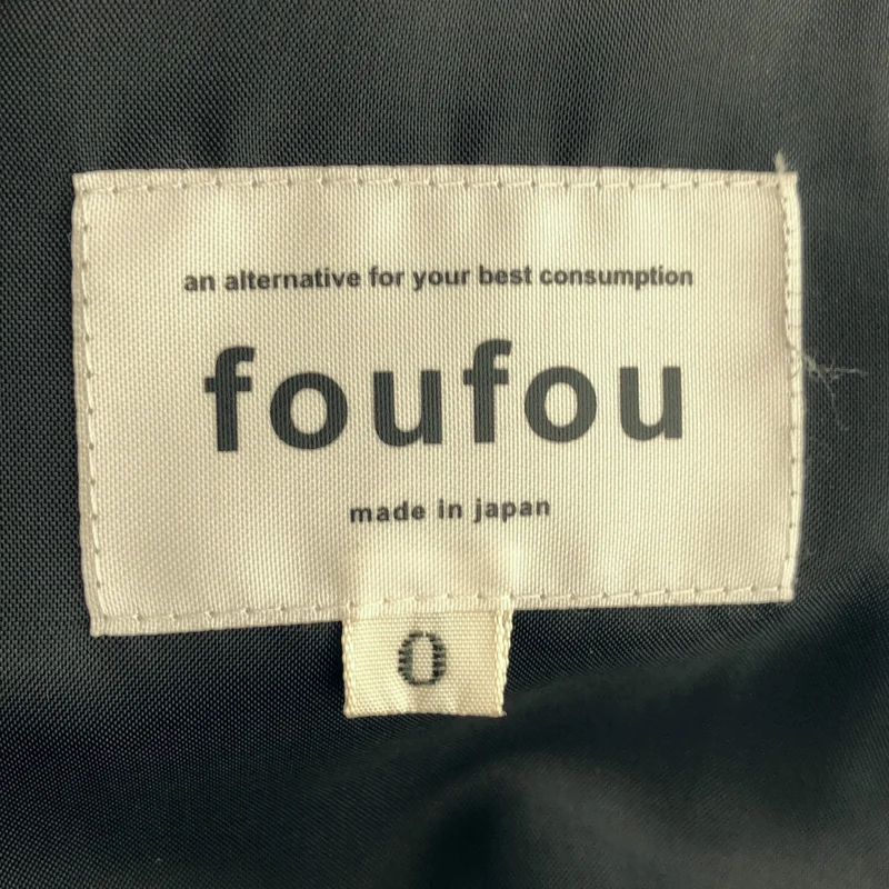 foufou / フーフー | side slit belted coat サイドスリット ベルテッドコート | 0 | レディース
