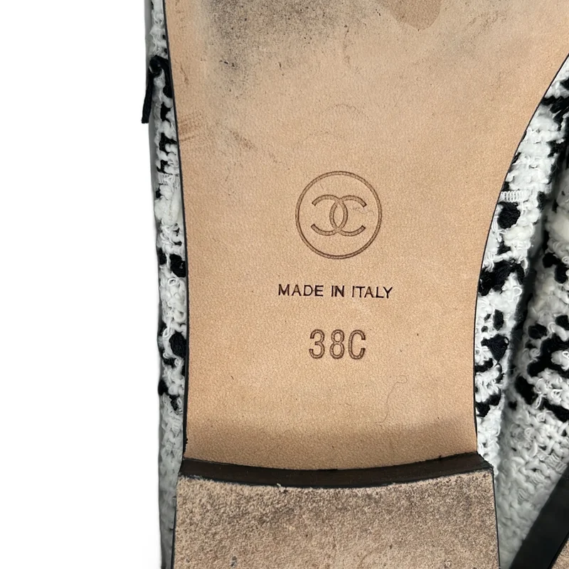 CHANEL / シャネル | ココマーク バレリーナ ツイード パンプス | 38 | レディース