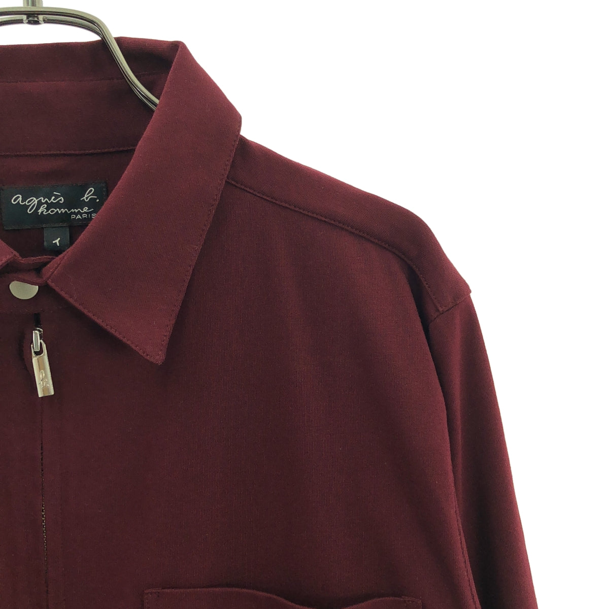 美品】 Agnes b. HOMME / アニエスベーオム | コットン ジップ シャツ 美品】 Agnes b. HOMME / アニエスベーオム | コットン ジップ シャツ