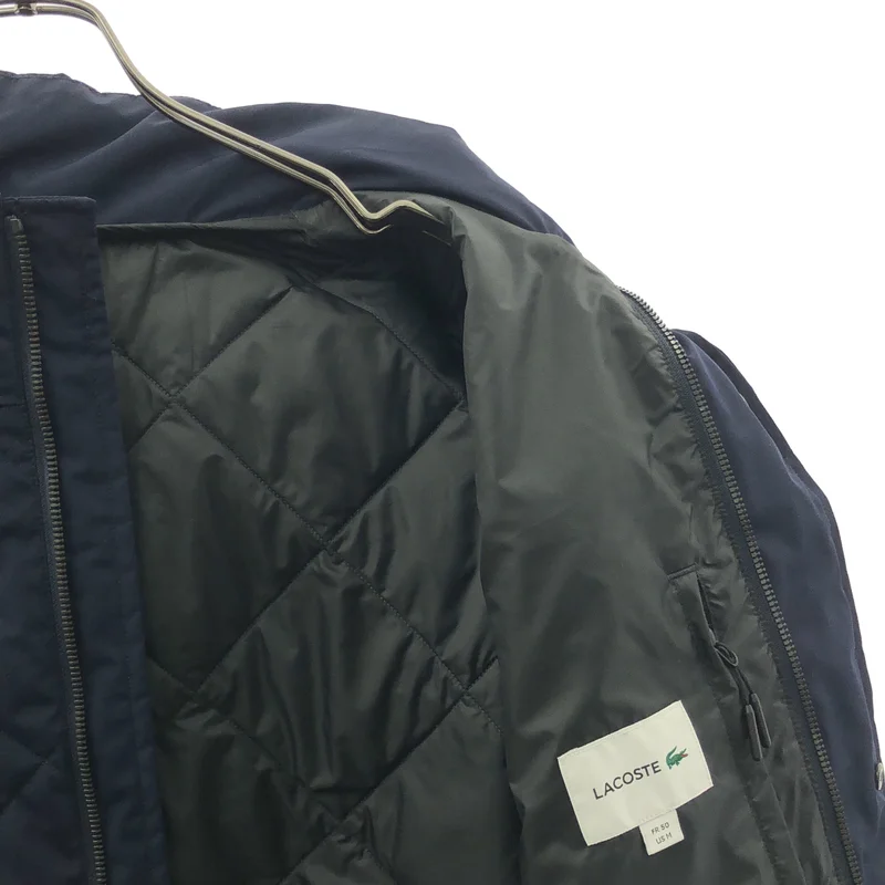 LACOSTE / ラコステ | ダイヤキルティング スタンドカラー ダウンジャケット | 50 | メンズ