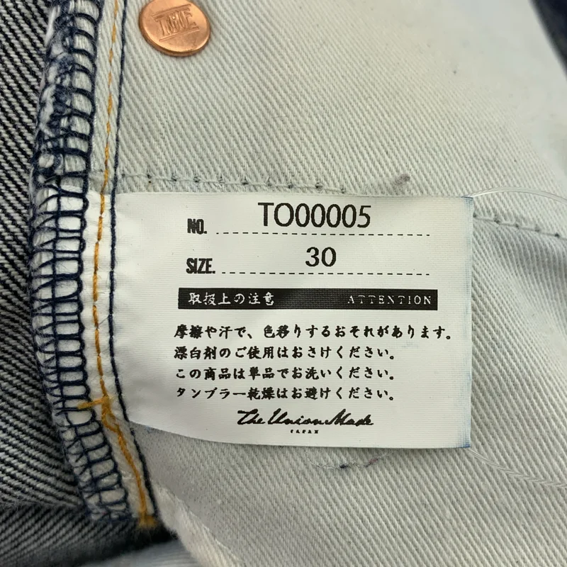 THE UNION / ザユニオン | BIG T DENIM デニムパンツ | 30 | メンズ