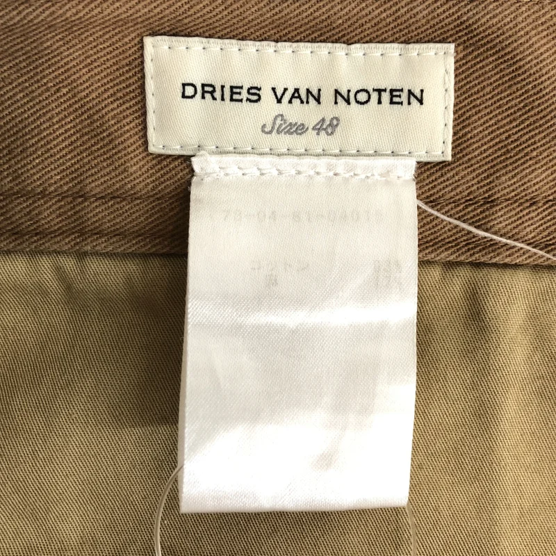 DRIES VAN NOTEN / ドリスヴァンノッテン | 2018SS | コットン リネン フラワープリント ベルテッドパンツ | 48 | メンズ