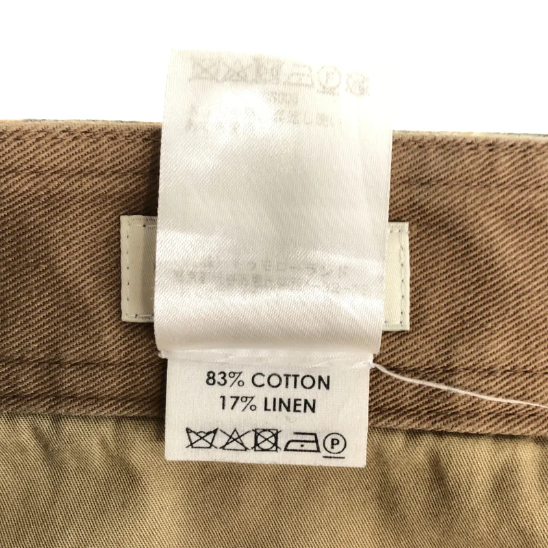 DRIES VAN NOTEN / ドリスヴァンノッテン | 2018SS | コットン リネン フラワープリント ベルテッドパンツ | 48 | メンズ