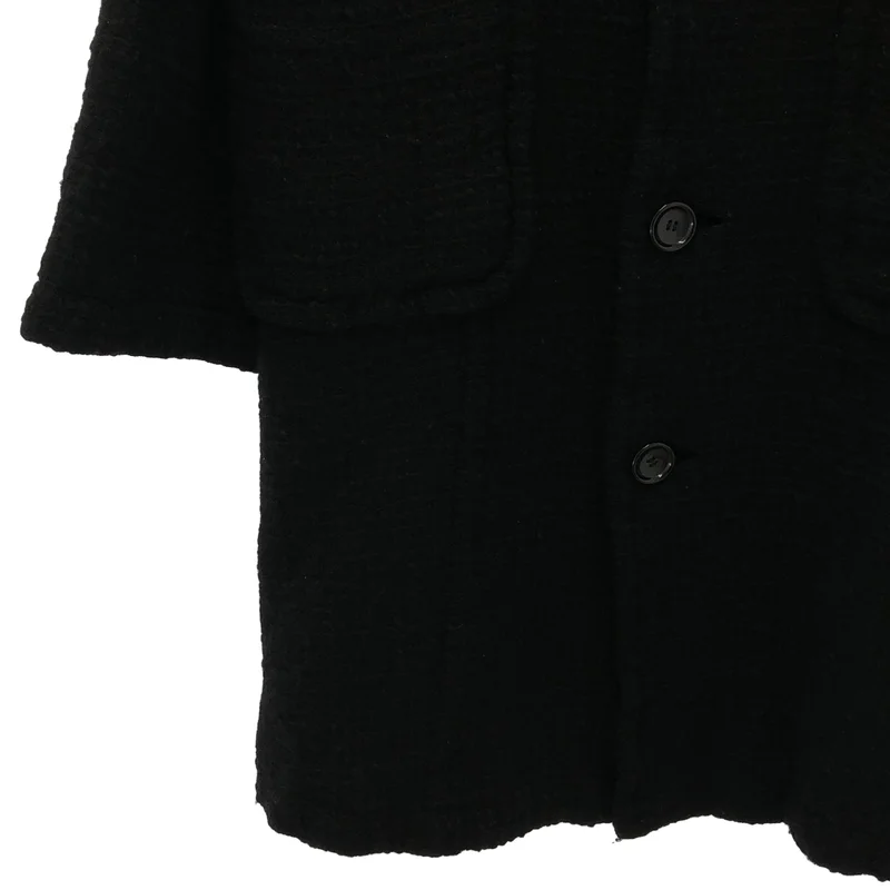 tricot COMME des GARCONS / トリココムデギャルソン | ツイード 丸襟コート | M | レディース