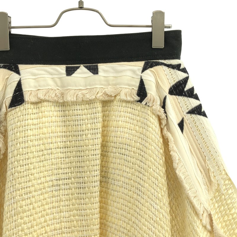 sacai / サカイ | フリンジ スカート 19-04229 | 1 | レディース