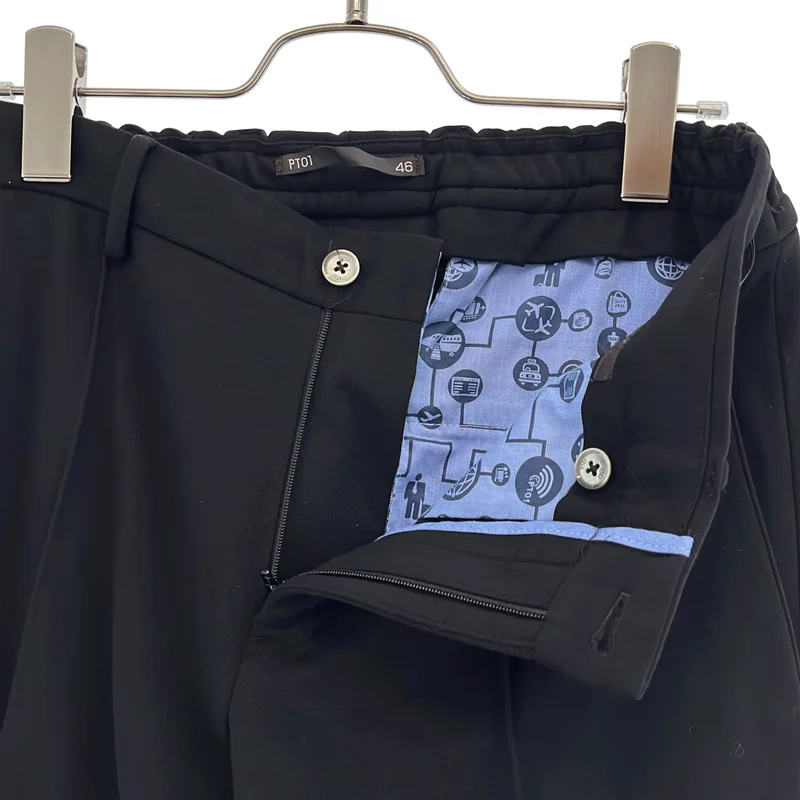 PT01 / ピーティーゼロウーノ | PREPPY FIT ストレッチ イージースラックス | 46 | メンズ