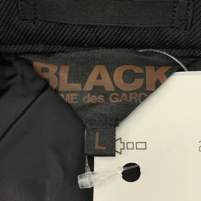BLACK COMME des GARCONS / ブラックコムデギャルソン | 2023AW | ポリエステル縮絨 断ち切り テーラードジャケット | L | メンズ