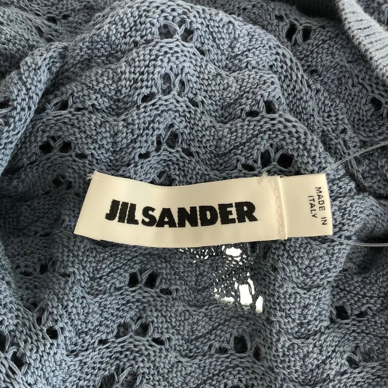 JIL SANDER / ジルサンダー | 2018SS | コットン メッシュ ニットパーカー | 36 | レディース