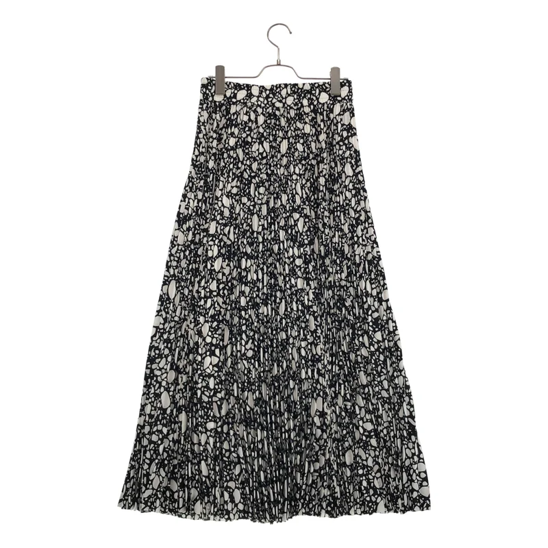 HYKE / ハイク | 2023SS | PEBBLE PRINTED SKIRT / ペブルプリント プリーツスカート | 2 | レディース