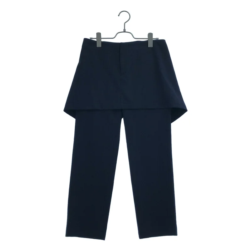 JUNYA WATANABE COMME des GARCONS / ジュンヤワタナベ | 2001AW | ウール ミニスカート ドッキングパンツ | S | レディース