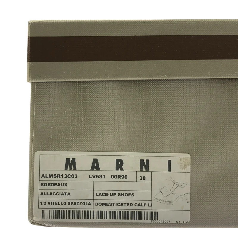 MARNI / マルニ | レザー ポインテッドトゥ ローファー | 38 | レディース