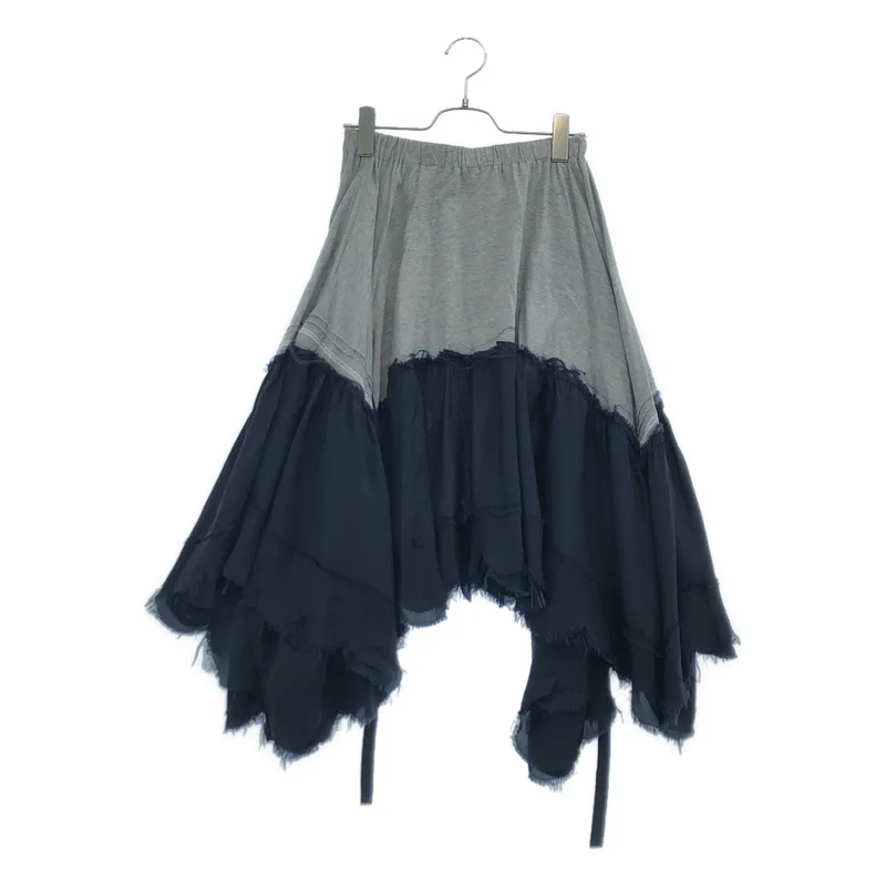 tricot COMME des GARCONS / トリココムデギャルソン | 2006SS | コットン キュプラ切り替え スカラップスカート |