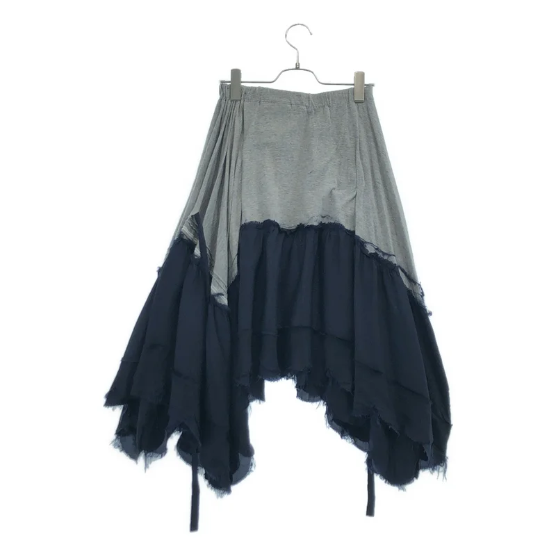 tricot COMME des GARCONS / トリココムデギャルソン | 2006SS | コットン キュプラ切り替え スカラップスカート |