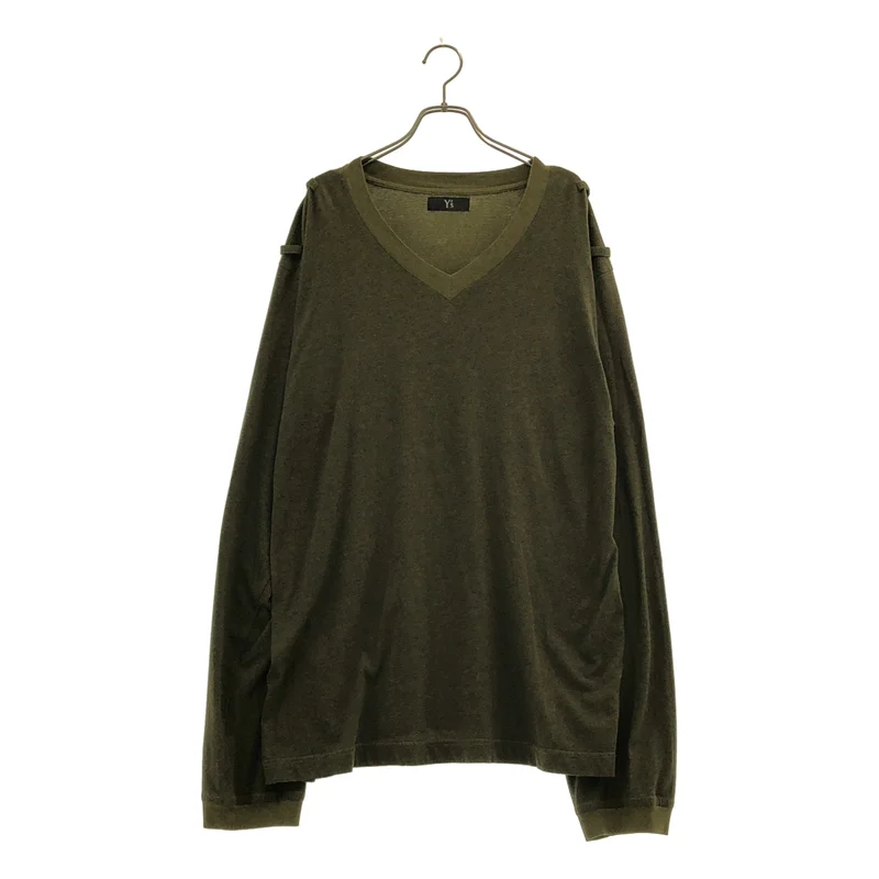 Y's / ワイズヨウジヤマモト | 2008AW | コットン Vネック カットソー | 2 | レディース