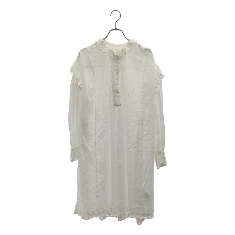 ISABEL MARANT ETOILE / イザベルマランエトワール | コットン レース刺しゅう ロングブラウス | 34 | レディース