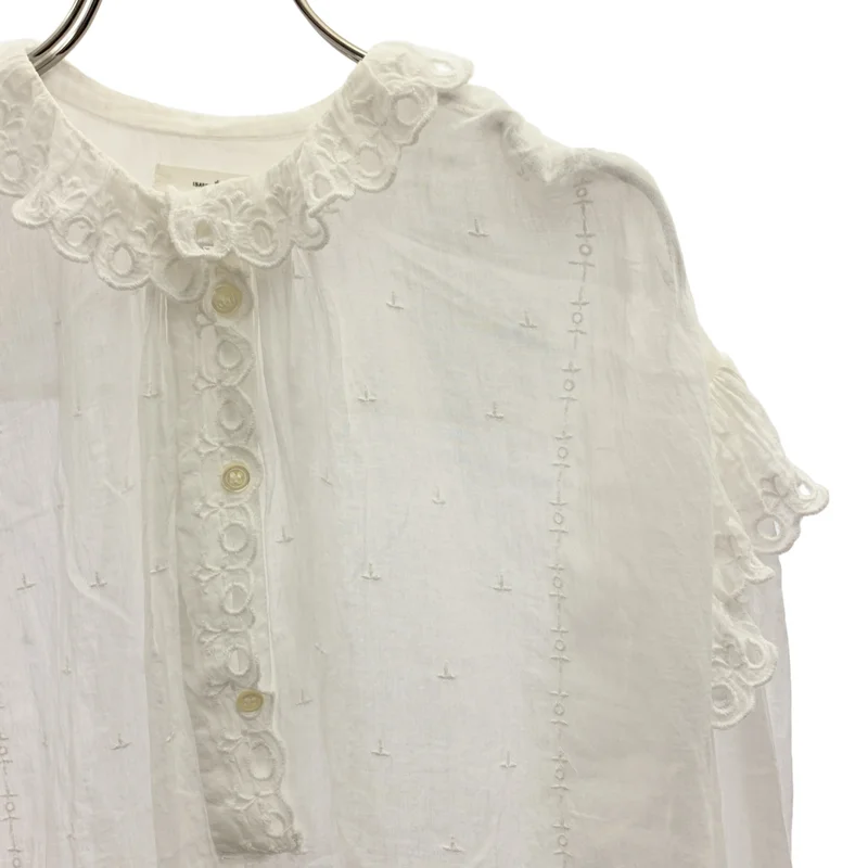 ISABEL MARANT ETOILE / イザベルマランエトワール | コットン レース刺しゅう ロングブラウス | 34 | レディース