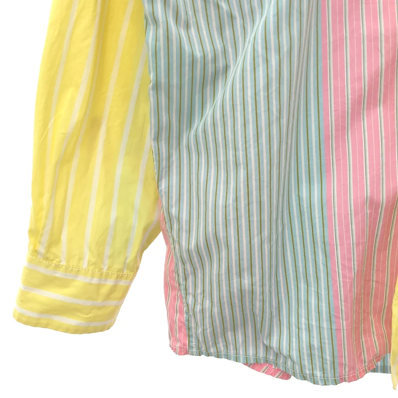 MARNI / マルニ | コットン マルチストライプ クレイジーパターン オーバーサイズシャツ | 42 | メンズ