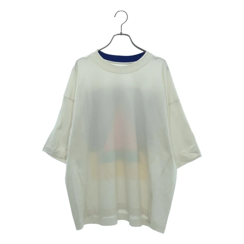 ISSEY MIYAKE / イッセイミヤケ | 2023SS | × IKKO TANAKA / ピラミッド バックプリントTシャツ | 3 | レディース