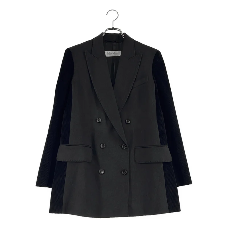Max Mara / マックスマーラ | POTENTE ポテンテ キャメル コーデュロイ切替 ダブルジャケット | 38 | レディース