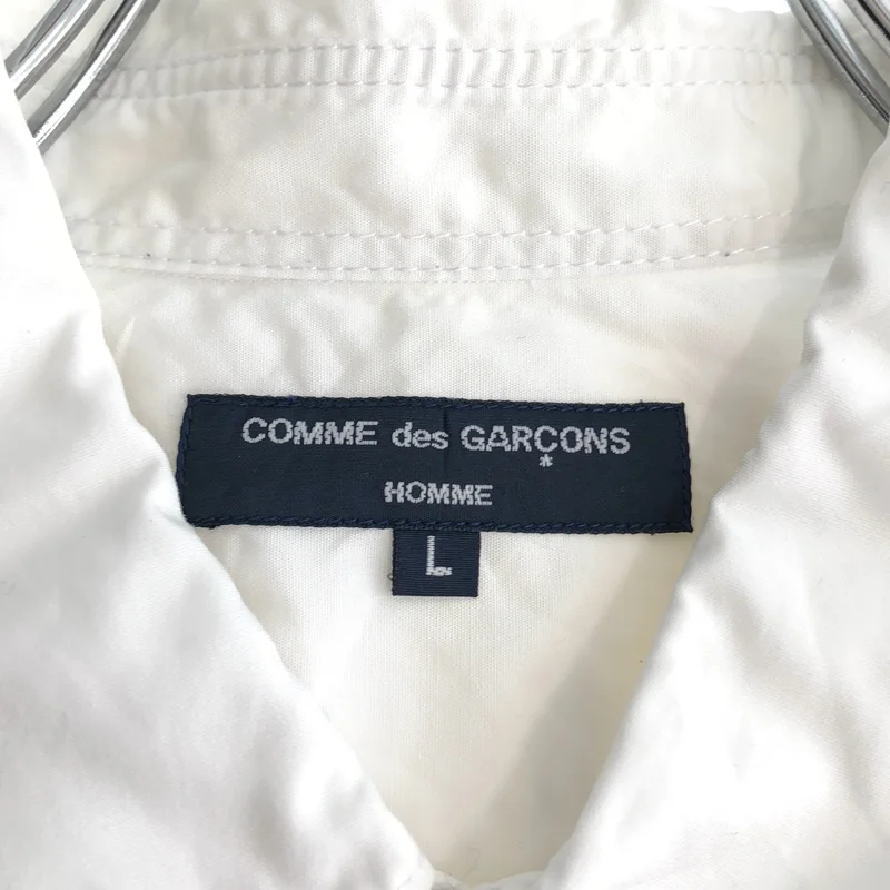 COMME des GARCONS HOMME / コムデギャルソンオム | 2010SS | コットン ストライプパッチ シャツ | L | メンズ