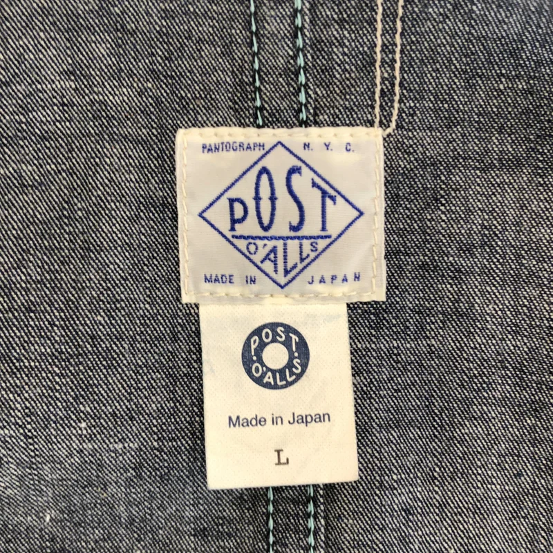 POST O'ALLS / ポストオーバーオールズ | デニムカバーオール ジャケット | L | メンズ