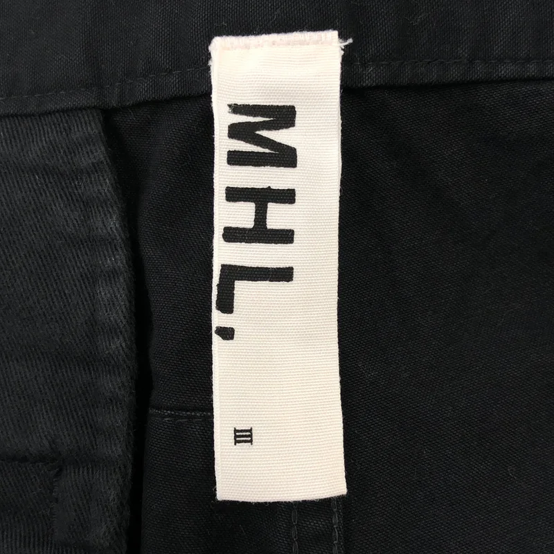 MHL. / エムエイチエルマーガレットハウエル | コットン ダブルアジャスター パンツ | 3 | レディース