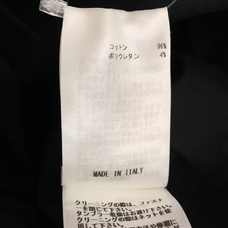 JIL SANDER NAVY / ジルサンダーネイビー | コットン ストレッチ ノースリーブ ワンピース | 34 | レディース