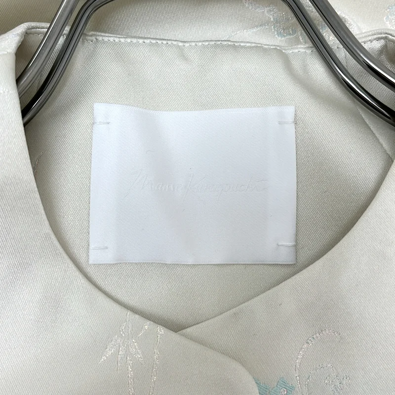 Mame Kurogouchi / マメクロゴウチ | 2025SS | Nature Pattern Jacquard Coat 螺鈿 ジャガード コート | 2 | レディース