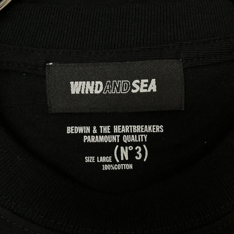 WIND AND SEA / ウィンダンシ― | × BEDWIN &THE HEARTBREAKERS / 刺しゅう Tシャツ | L | メンズ