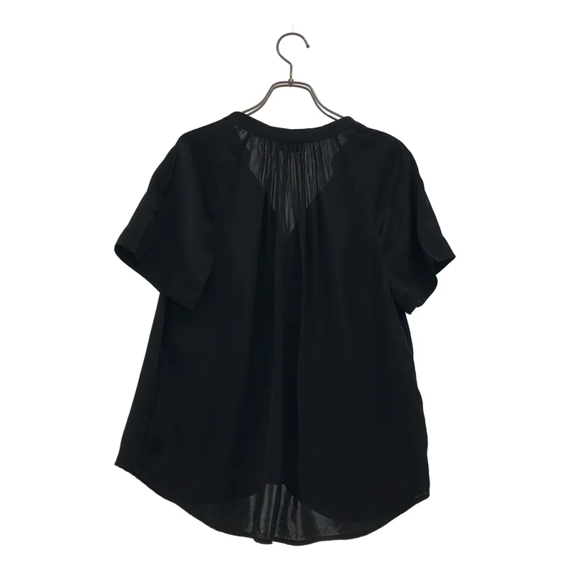 DRIES VAN NOTEN / ドリスヴァンノッテン | ビスコース ノーカラーシャツ | 34 | レディース