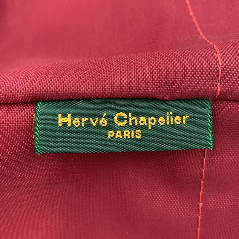 HERVE CHAPELIER / エルベシャプリエ | ナイロン ロゴ 舟型 ハンド トートバッグ |