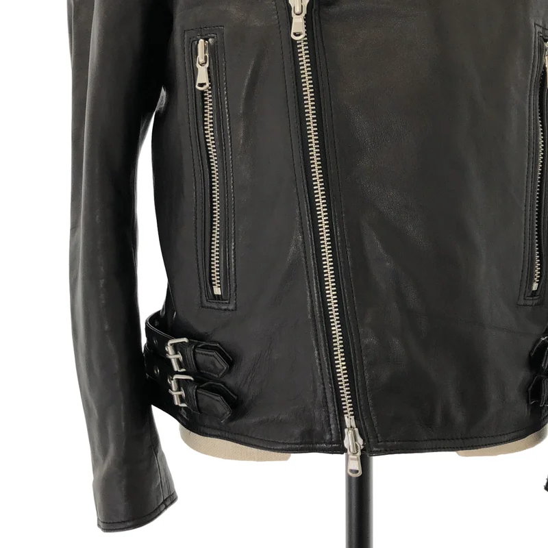 Maison Special / メゾンスペシャル | Dress-Fit Sheep Leather Double Rider Jacket / ドレスフィット シープレザー ダブルライダースジャケット | 1 | メンズ