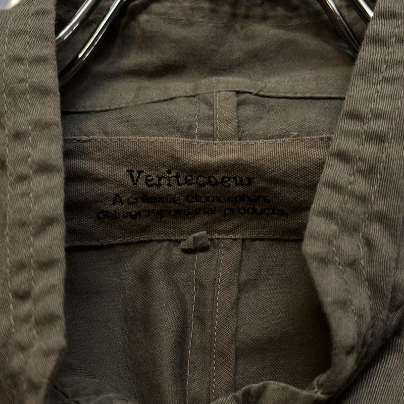 veritecoeur / ヴェリテクール | リネン スタンドカラーコート |