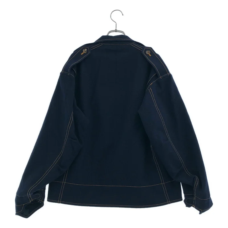tricot COMME des GARCONS / トリココムデギャルソン | ウール ステッチデザイン 変形 ジャケット | S | レディース