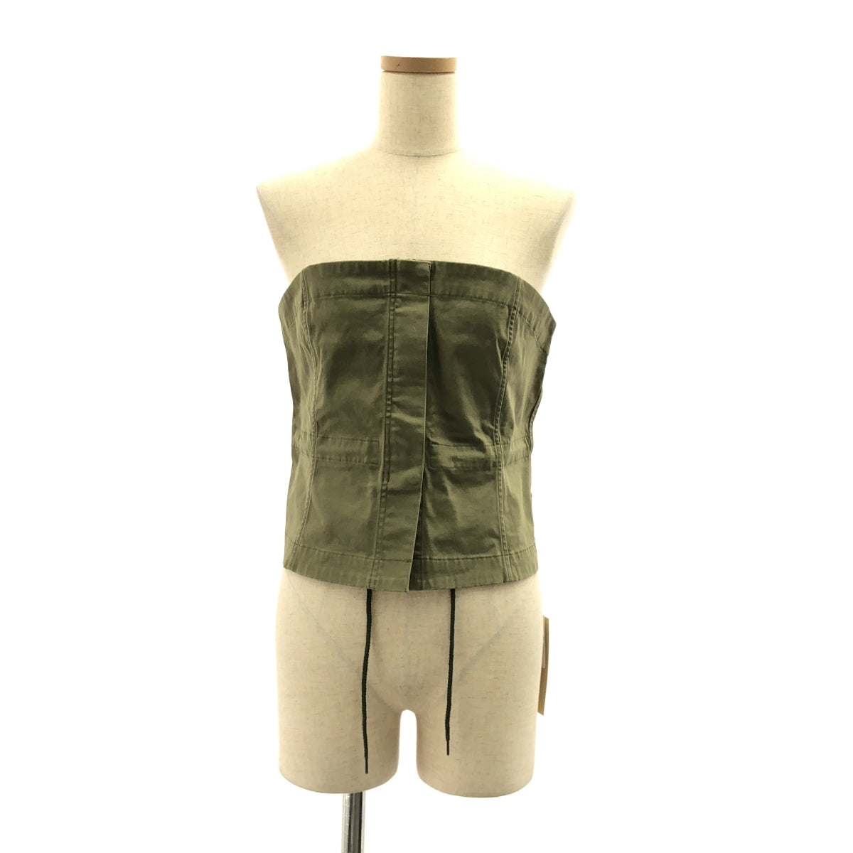 【新品】  Curensology / カレンソロジー | ミリタリービスチェ | カーキ | レディース 新品】 Curensology / カレンソロジー | ミリタリービスチェ | カーキ