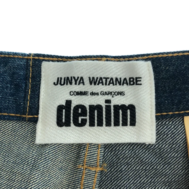 JUNYA WATANABE COMME des GARCONS denim / ジュンヤワタナベコムデギャルソンデニム | 2018AW | パッチワーク デニムパンツ | S | メンズ