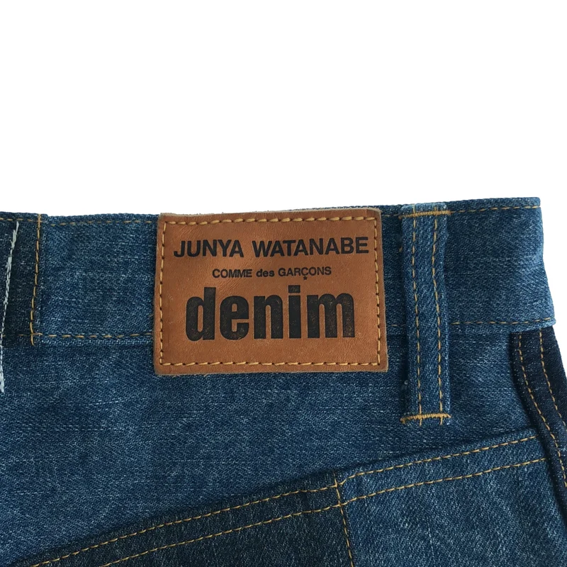 JUNYA WATANABE COMME des GARCONS denim / ジュンヤワタナベコムデギャルソンデニム | 2018AW | パッチワーク デニムパンツ | S | メンズ