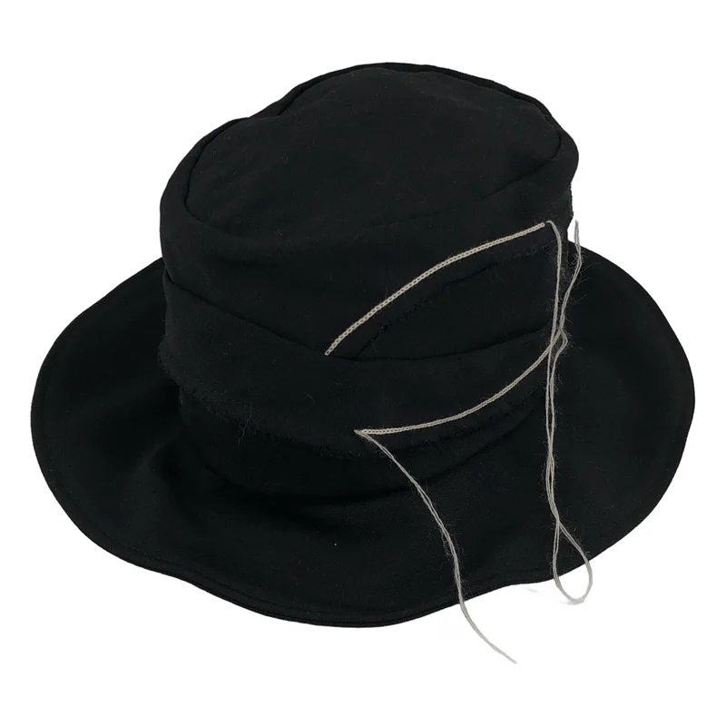 Y's / ワイズヨウジヤマモト | WOOL GABARDINE CHAIN STITCH HAT ハット YM-H01-100 |