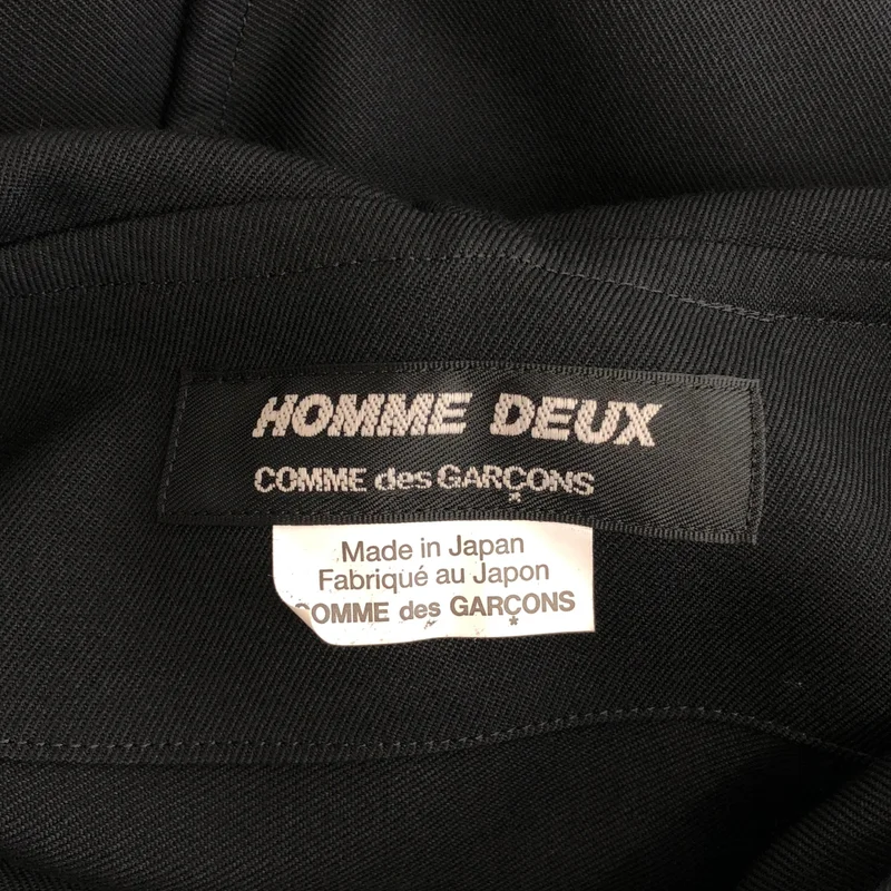COMME des GARCONS HOMME DEUX / コムデギャルソンオムドゥ | 2023AW | ウールギャバ ケープマント |